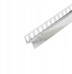 EVISO Fali lejtőléc, ezüst fényű, jobb oldali, 120 cm (LPSI-0101)