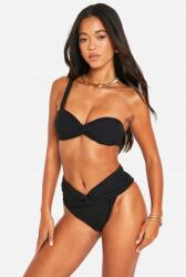 Boohoo DC41122 Boohoo Kétrészes Fürdőruha Fekete (17) XXL