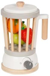 goki 51505 fehér-szürke fa játék turmixgép (51505)