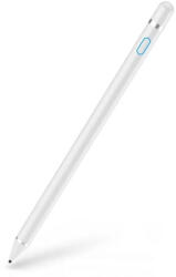 Laptophardware Univerzális érintő toll, érintőceruza, műanyag, (Bármilyen kapacitív kijelzőhöz), Active Stylus Pen, Fehér