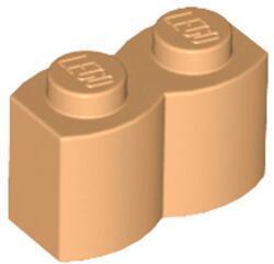 LEGO® Módosított kocka közép bőrszín 1 x 2 fatörzs mintázattal (4651231)