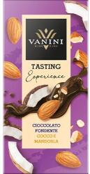 VANINI Tasting Étcsokoládé mandulával és kókuszreszelékkel 75g
