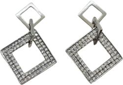 ÉkszerM Ezüst Lógós Fülbevaló AT 143840