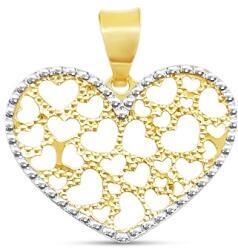 ÉkszerM Arany Szív Medál AU 95585
