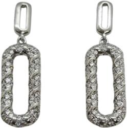 ÉkszerM Ezüst Lógós Fülbevaló AD 140928