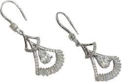 ÉkszerM Ezüst Lógós Fülbevaló EE 145655