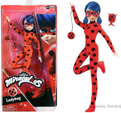 BANDAI Miraculous Ladybug Katicabogár alap baba 26 cm Bandai