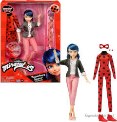 BANDAI Miraculous Ladybug Superhero secret baba szett Bandai