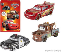 Mattel 3 db-os Verdák Cars kisautó szett Mattel