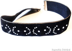 Xuxa Arany-fekete színű bársony nyakpánt nyaklánc