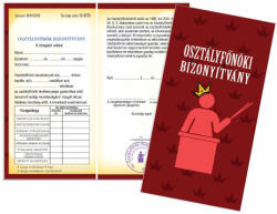 Nevesajándék Osztályfőnöki bizonyítvány