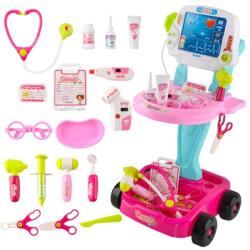 Kruzzel Kórházi felszerelés orvosi kiskocsi EKG vizsgálóval (8245)