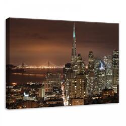 Consalnet Város, vászonkép, 70x50 cm méretben (C5-11575O7)