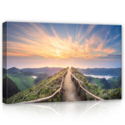 Consalnet Hegyi út a napfelkeltében, vászonkép, 60x40 cm méretben (C5-12661O4)