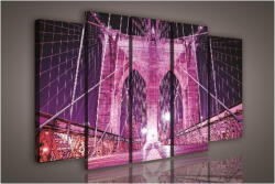 Consalnet Vászonkép, 5 darabos Híd 150x100 cm méretben (C5-1062S12)