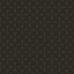 Galerie Barna-anrtacit íves geometriai mintás csillogó tapéta (Boutique DT-FA3005) (DT-FA3005)