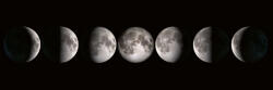 Dimex MOON PHASES öntapadós konyhai poszter, 180x60 cm (KI-180-146)
