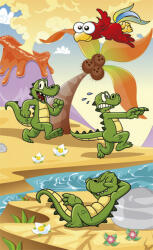 Dimex CROCODILES fotótapéta, poszter, vlies alapanyag, 150x250 cm (MS-2-0344)