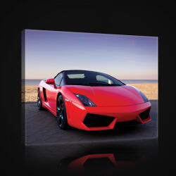 Consalnet Vászonkép, Piros sportautó, 60x40 cm méretben (C5-20239O4)