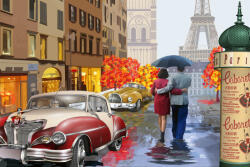 Dimex Vlies Fotótapéta - Vintage Paris Poster - 375x250 cm (MS-5-2156)