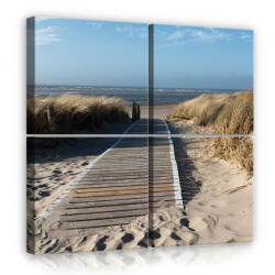 Consalnet Vászonkép 4 darabos, Út a tengerpartra 50x50 cm méretben (C5-11987S20)
