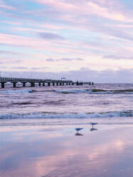 Consalnet Móló és tengerpart poszter, fotótapéta, Vlies (206x275 cm, álló) (C1-13054VEA)