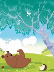 Consalnet Színes Zoo poszter, fotótapéta, Vlies (184x254 cm, álló) (C1-2429V4A)