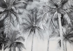 Consalnet Tornyosuló pálmafák poszter, fotótapéta, Vlies (100 x 75 cm) (C1-15606VX2)