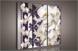 Consalnet Orchidea minta, 3 darabos vászonkép, 90x80 cm méretben (C5-832S6)
