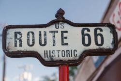 Dimex Vlies Fotótapéta - Historic Sign Route 66 - 375x250 cm (MS-5-2096)