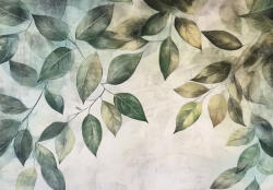 Consalnet Lelógó levelek - antikolt változatban poszter, fotótapéta, Vlies (100 x 75 cm) (C1-15617VX2)