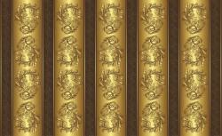 Consalnet Arany minta poszter, fotótapéta, Vlies (104 x 70, 5 cm) (C1-2087VEM)