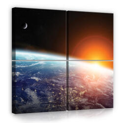 Consalnet Vászonkép 4 darabos, Föld 50x50 cm méretben (C5-11793S20)