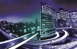 Consalnet Párizs éjszaka poszter, fotótapéta, Vlies (312 x 219 cm) (C1-215VEXXL)