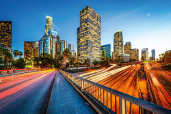 Dimex Vlies Fotótapéta - Los Angeles at Night - 375x250 cm (MS-5-2973)