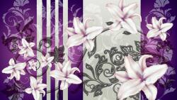 Consalnet Virág minta poszter, fotótapéta, Vlies (208 x 146 cm) (C1-1203VEXL)