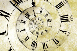 Dimex SPIRAL CLOCK fotótapéta, poszter, vlies alapanyag, 375x250 cm (MS-5-0272)