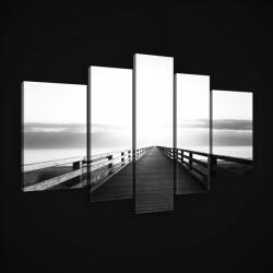 Consalnet Vászonkép, 5 darabos, Móló 170x100 cm méretben (C5-2657S4A)