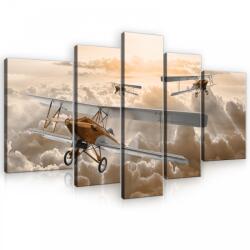 Consalnet Vászonkép, 5 darabos, Repülők 170x100 cm méretben (C5-10605S4A)