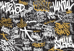 Consalnet Graffiti - Tag and throw poszter, fotótapéta, Vlies (104 x 70, 5 cm) (C1-14595VEM)