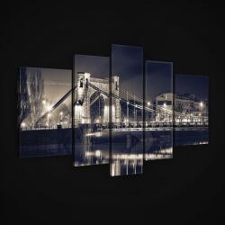 Consalnet Vászonkép, 5 darabos, Híd 170x100 cm méretben (C5-2489S4A)
