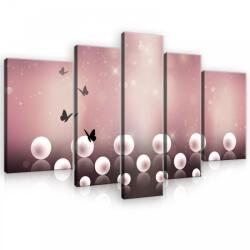 Consalnet Vászonkép, 5 darabos, Gyöngyök 170x100 cm méretben (C5-10058S4A)