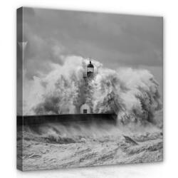 Consalnet Viharos tenger, vászonkép, 80x80 cm méretben (C5-12744O2)