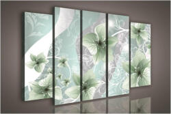 Consalnet Vászonkép, 5 darabos Liliom minta 150x100 cm méretben (C5-934S12)