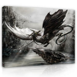 Consalnet Vászonkép, Sárkány, 60x40 cm méretben (C5-10852O4)