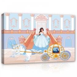 Consalnet Hercegnő a hintóval, vászonkép, 60x40 cm méretben (C5-12532O4)