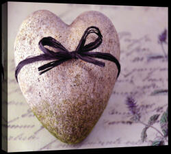 Consalnet Szív, vászonkép, 60x40 cm méretben (C5-20126O4)