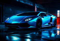 Consalnet Lamborghini kékben poszter, fotótapéta (208 x 146 cm) (C1-14647VEXL)