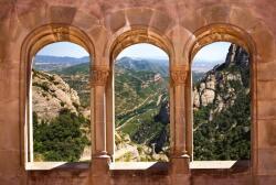 Dimex ARCH WINDOW fotótapéta, poszter, vlies alapanyag, 375x250 cm (MS-5-0049)