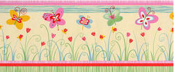 Rasch Rajzos virágok, lepkék bordűr, (Kids Club 2012)/ramsch 2020 (259506)